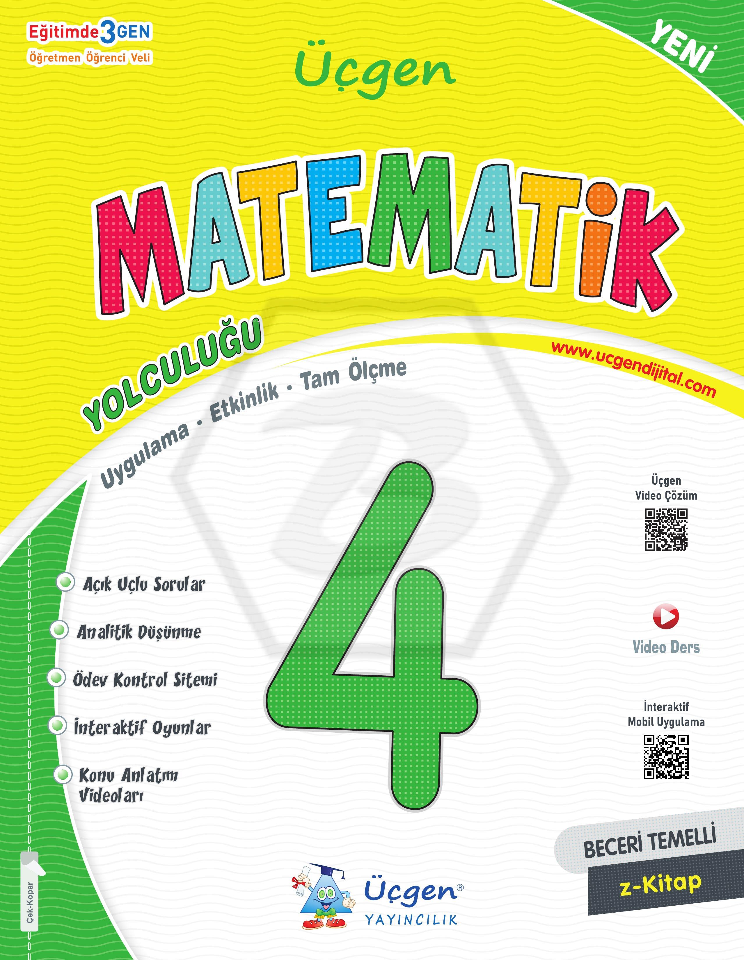 4. Sınıf Beceri Temelli - Matematik Yolculuğu - 2024