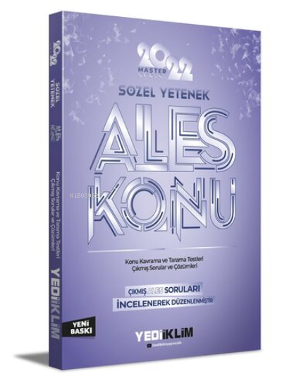 2022 Master Serisi Ales Sözel Yetenek Konu Anlatımı