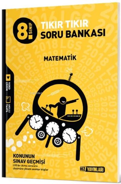  8 Sınıf Matematik Tıkır Tıkır Soru Bankası | Kolektif | Hız Yayınları (Hazırlık) | 9786258394597 | 