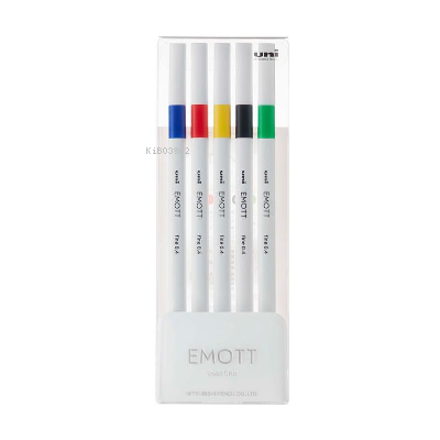  Uni Emott 04 fine Akrilik Uçlu Kalem 5li Canlı Renk | Uniball | 4902778248287 | 