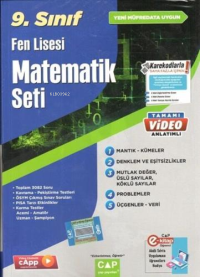  09Sınıf Set Fen Lisesi Matematik 2023 | 09Sınıf Set Fen Lisesi Matematik 2023 | Kolektif | Çap Yayınları | 9786258139457 