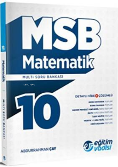 Eğitim Vadisi 2023 10. Sınıf Matematik MSB Multi Soru Bankası