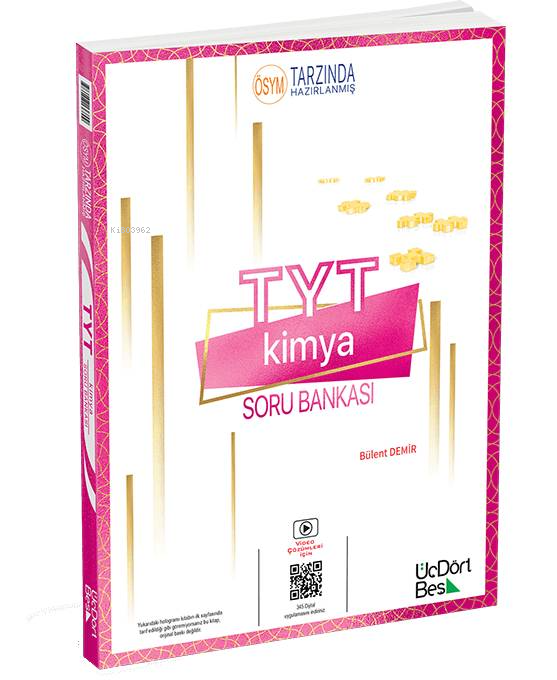 Üç Dört Beş Yayınları TYT Kimya Soru Bankası