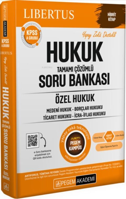Pegem 2025 KPSS A Grubu Libertus Hukuk Özel Hukuk Soru Bankası