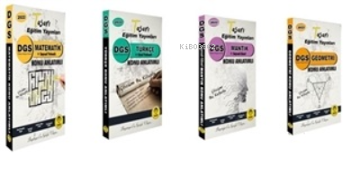  2022 DGS Konu Anlatımı 4 KitapMatematik Türkçe Mantık Geometri | Özgen Bulut | İbrahim Doğan | Tasarı Yayınları | 9789944351805 | 