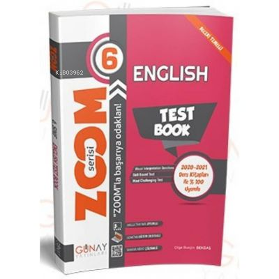  Günay 6Sınıf Zoom Serisi İngilizce Soru Bankası | Kolektif | Günay Yayıncılık | 9786257150262 | 