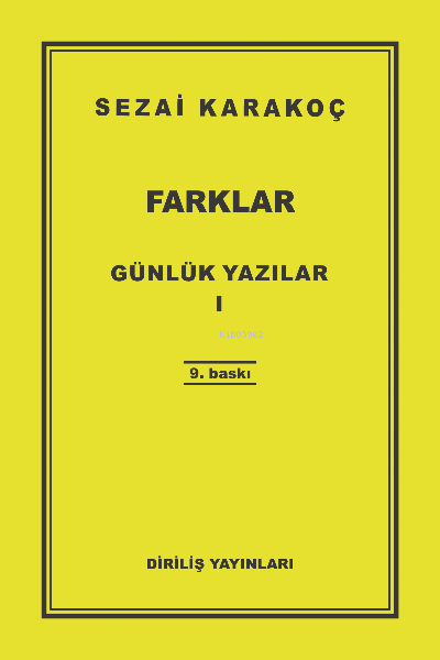 Günlük Yazılar 1 - Farklar