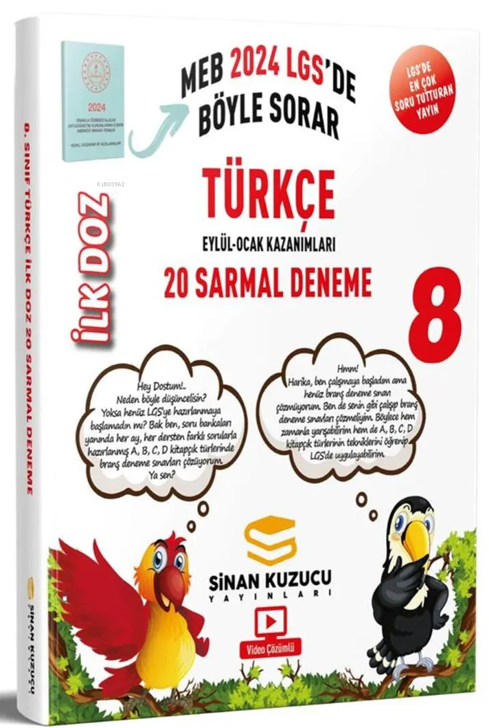 2024 LGS 8. Sınıf İlk Doz Türkçe Sarmal Branş Denemesi