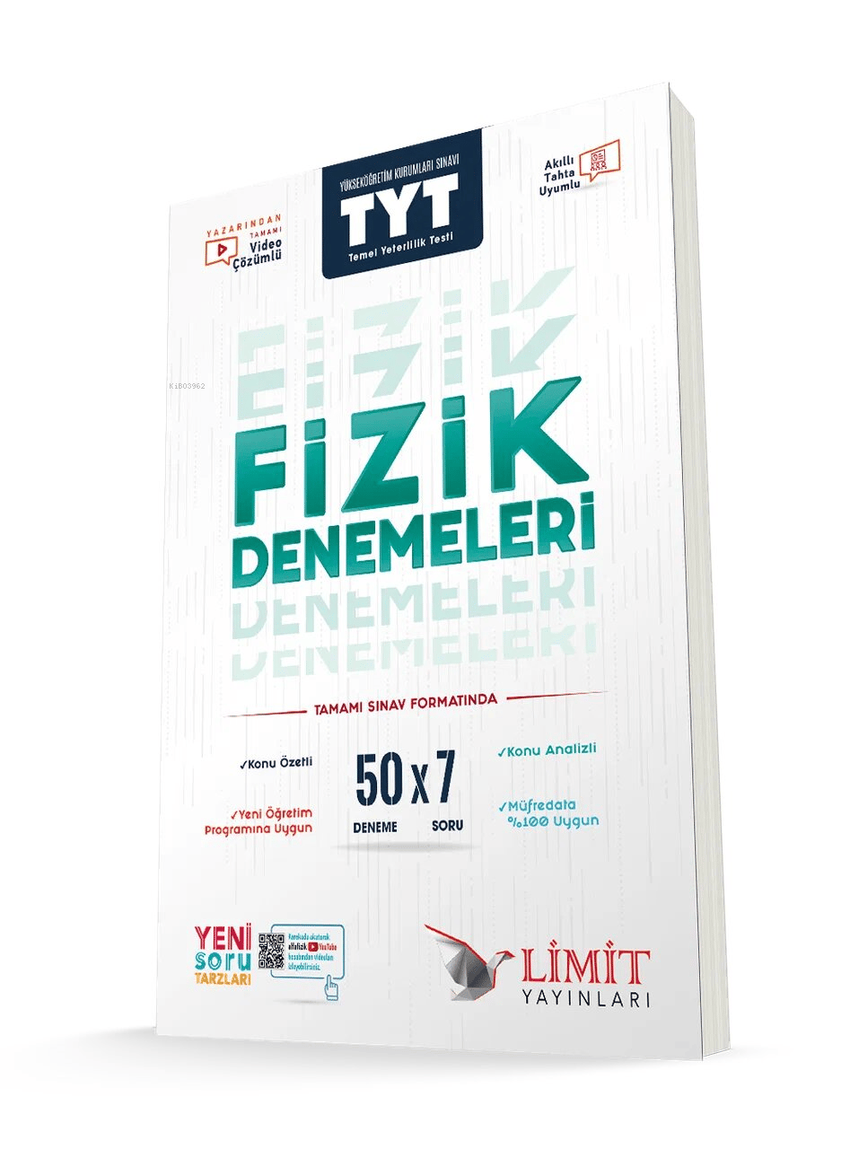 Limit Tyt 50'Li Fizik Denemeleri