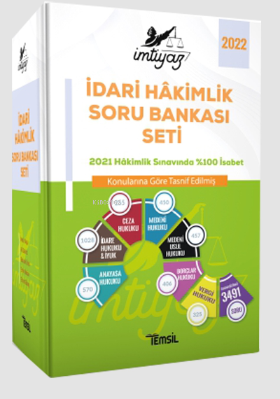  İmtiyaz İdari Hakimlik Soru Bankası | İmtiyaz İdari Hakimlik Soru Bankası | Kolektif | Temsil Kitap | 9786252022026 