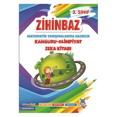 3. Sınıf Zihinbaz Matematik Yarışmalarına Hazırlık Kanguru - Olimpiyat Zeka Kitabı