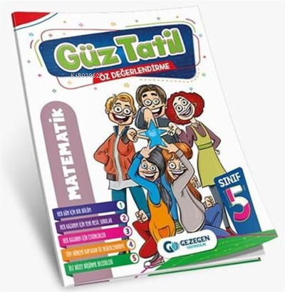 5Sınıf Matematik Matematik Güz Tatil Kitabı | Kolektif | Gezegen Yayıncılık | 9786257466707 | 