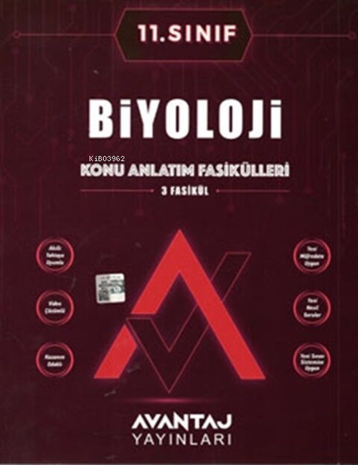 Avantaj Yayınları 11.Sınıf Biyoloji Konu Anlatım Fasikülleri
