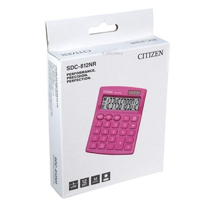  Citizen SDC 812NR Hesap Makinesi Pembe | Citizen | 4560126212701 | 