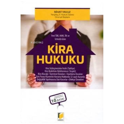  Kira Hukuku | Kira Hukuku | Nihat Yavuz | Adalet Yayınevi | 9786258153910 
