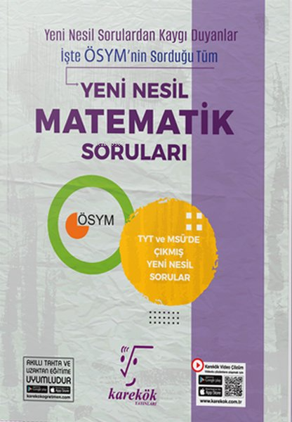 Karerkök TYT Yeni Nesil Matematik Soruları 2023-2024