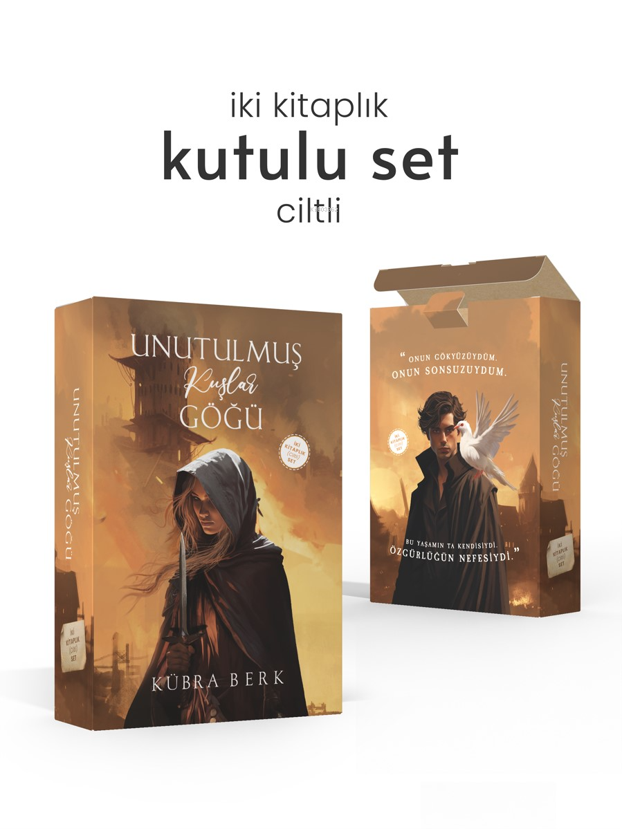 Unutulmuş Kuşlar Göğü İki Kitaplık Set (Ciltli)