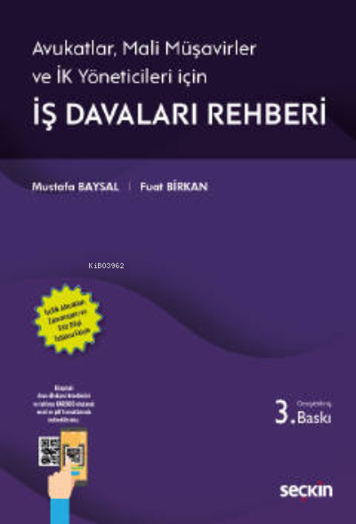  İş Davaları Rehberi | İş Davaları Rehberi | Mustafa Baysal | Seçkin Yayıncılık | 9789750274077 