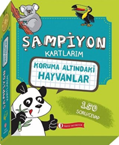 Koruma Altındaki Hayvanlar - Şampiyon Kartlarım 150 Soru/Cevap