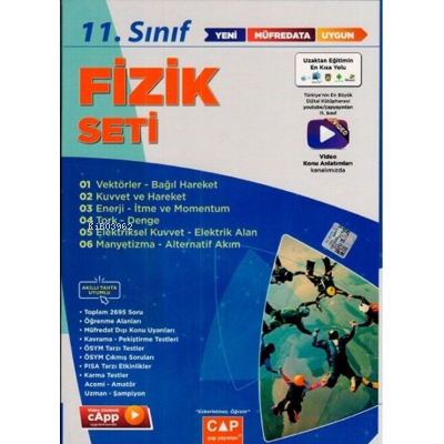  11Sınıf Set Anadolu Fizik 2022 | Kolektif | Çap Yayınları | 9786257732505 | 