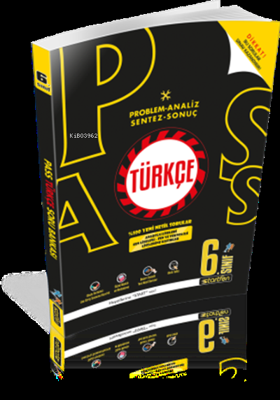 Startfen 6.Sınıf Pass Türkçe Soru Bankası