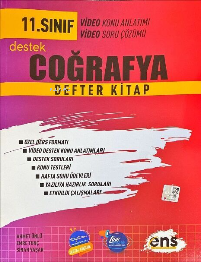 11.Sınıf Defter Kitap Coğrafya - 2023