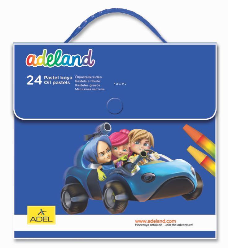  Adel Pastel Boya Çantali 24 Renk | Adel Pastel Boya Çantali 24 Renk | Adel | 8690826411948 