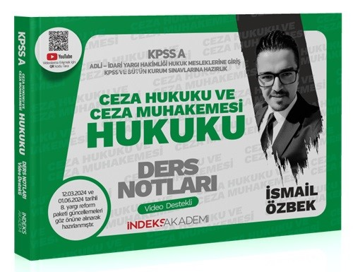 KPSS A Grubu Ceza Hukuku ve Ceza Muhakemesi Hukuku Video Ders Notları