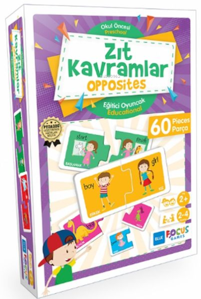 Blue Focus Zıt Kavramlar – Opposites;60 Parça