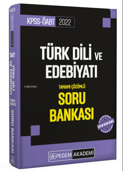 2022 KPSS ÖABT Türk Dili ve Edebiyat Soru Bankası