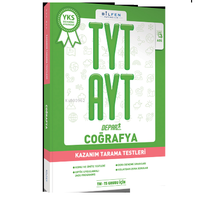 Bilfen Tyt - Ayt Coğrafya Depar Kazanım Tarama Testleri