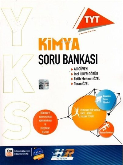  Tyt Hız Ve Renk SB Kimya 2022 | Tyt Hız Ve Renk SB Kimya 2022 | Kolektif | Hız ve Renk Yayınları (Hazırlık) | 9786057530875 