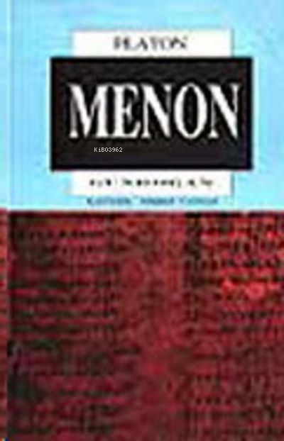  Menon | Ahmet Cevizci | Platon ( Eflatun ) | Gündoğan Yayınları | 9789755202747 | 