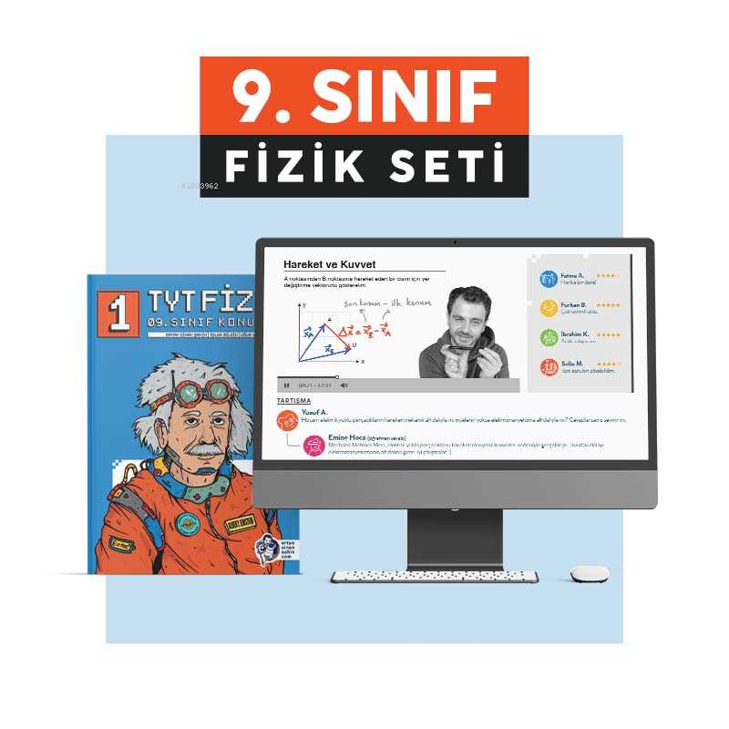  Ertan Sinan Şahin Yayınları 9 Sınıf Fizik Seti | Ertan Sinan Şahin | Ertan Sinan Şahin Yayınları | 8683242449077 | 