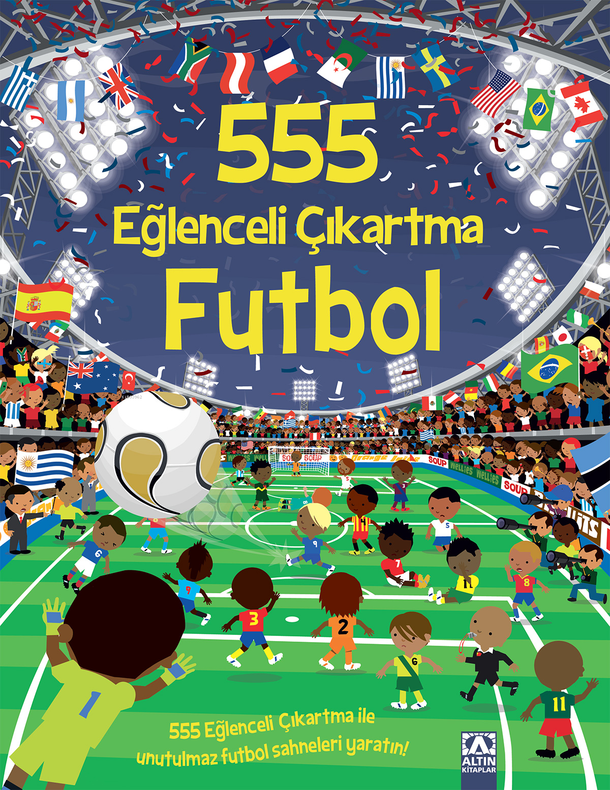 555 Eğlenceli Çıkartma Futbol