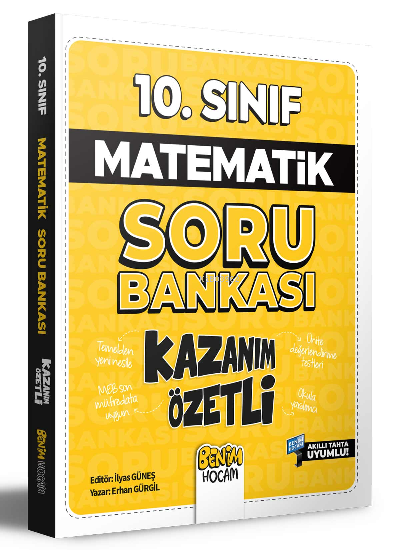  10 Sınıf Kazanım Özetli Matematik Soru Bankası | 10 Sınıf Kazanım Özetli Matematik Soru Bankası | Erhan Gürgil | Benim Hocam Yayınları | 9786052779968 