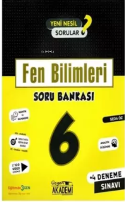  Fen Bilimleri Soru Bankası | Kolektif | Üçgen Yayıncılık | 9786050636987 | 
