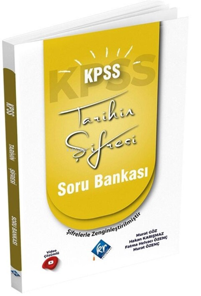  2022 KPSS Tarihin Şifresi Soru Bankası | 2022 KPSS Tarihin Şifresi Soru Bankası | Kolektif | KR Akademi | 9786257896832 