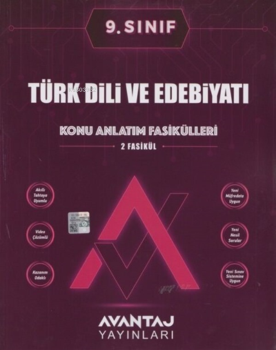 Avantaj Yayınları 9.Sınıf Türk Dili ve Edebiyatı Konu Anlatım Fasikülleri