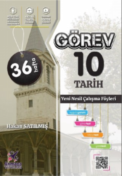  Görev 10 Tarih Yeni Nesil Çalışma Föyleri | Hakan Satılmış | Armada Yayınları | 9786258266184 | 