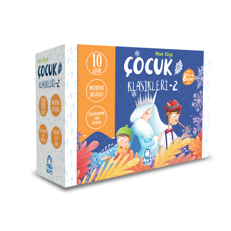 Mavi Kirpi Çocuk Klasikleri 2 Set (10 Kitap)