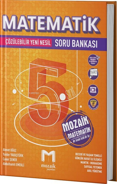 Mozaik Yayınları 5. Sınıf Matematik Soru Bankası