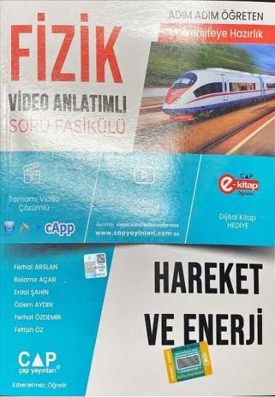  Üniv Haz Fizik Ka Sb Hareket Ve Enerji 2023 | Kolektif | Çap Yayınları (Bayilik) | 9786258139068 | 
