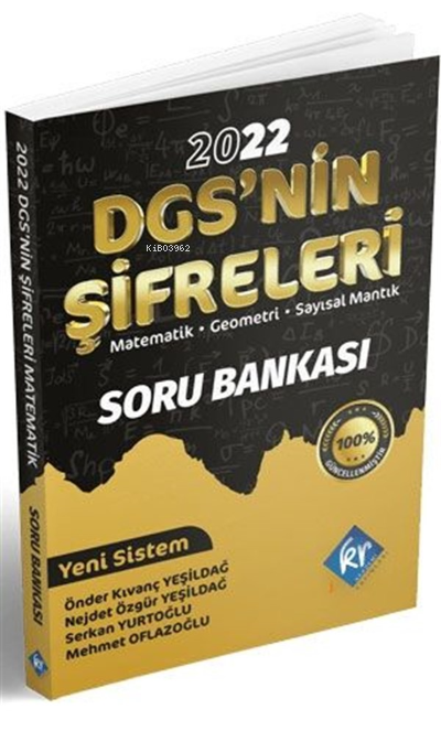  2022 DGSnin Şifreleri Soru Bankası | 2022 DGSnin Şifreleri Soru Bankası | Kolektif | KR Akademi | 9786257628037 