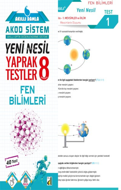 Damla Yeni Nesil Fen Bilimleri Yaprak Testler - 8