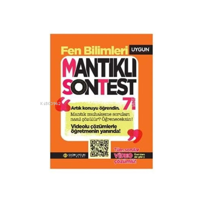  7Sınıf Mantıklı Son Test Fen Bilimleri | 7Sınıf Mantıklı Son Test Fen Bilimleri | Kolektif | Sadık Uygun Yayınları | 9786059390873 