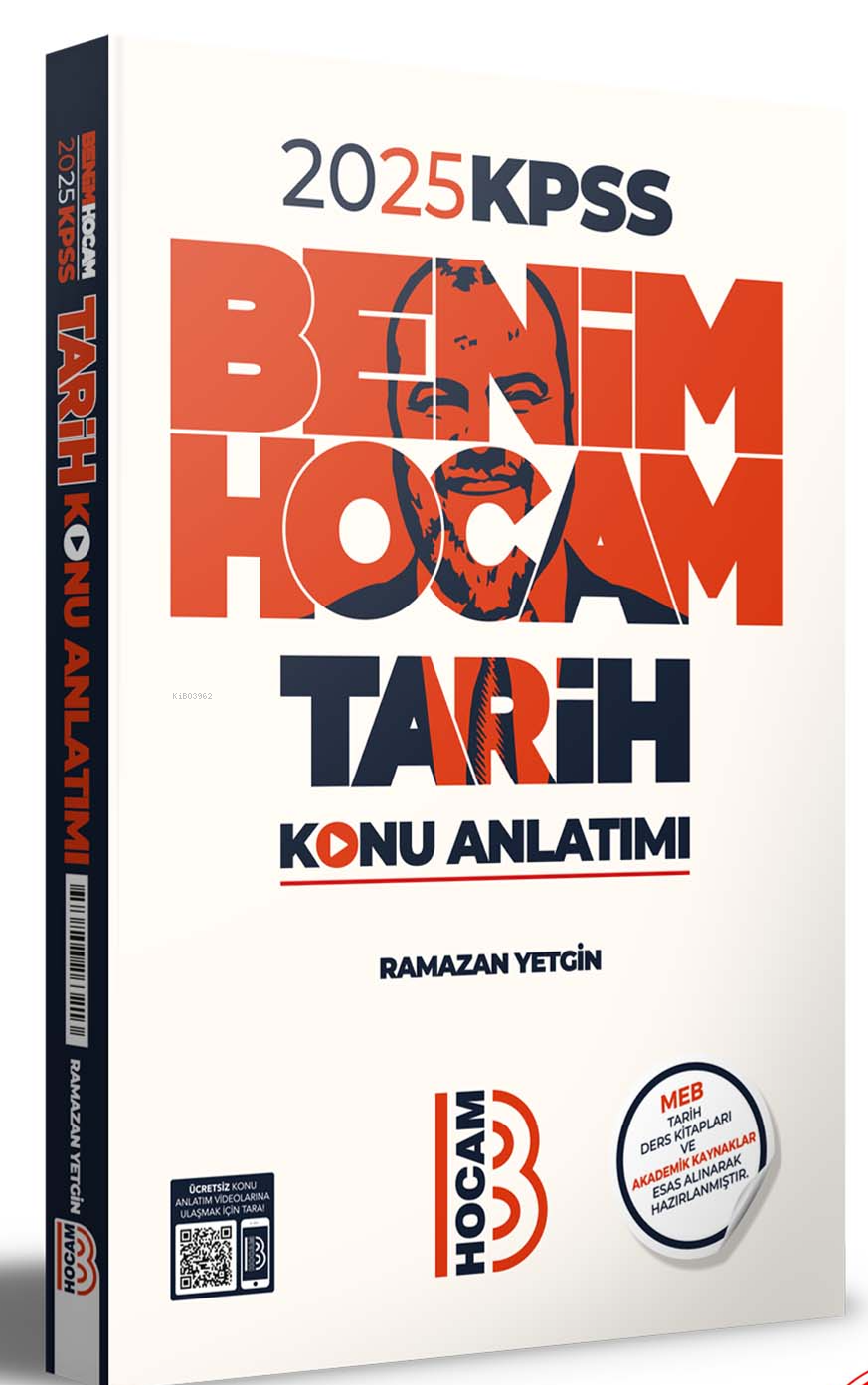 Benim Hocam Yayınları 2025 KPSS Tarih Konu Anlatımı