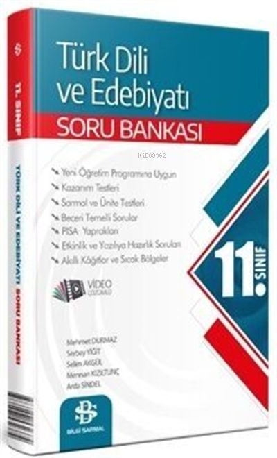  11 Sınıf Türk Dili ve Edebiyatı Soru Bankası | 11 Sınıf Türk Dili ve Edebiyatı Soru Bankası | Kolektif | Bilgi Sarmal | 9786257905817 