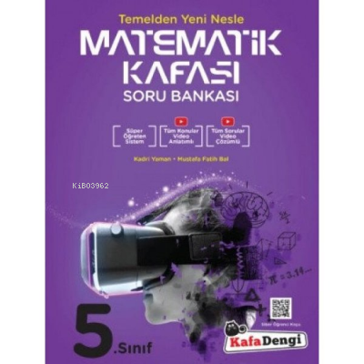 5.Sınıf Matematik Kafası Soru Bankası (Tümü Video Çözümlü)