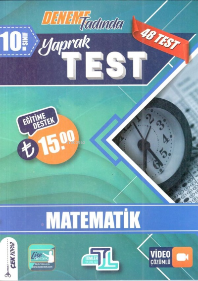  10Sınıf Yaprak Test Matematik 2022 | 10Sınıf Yaprak Test Matematik 2022 | Kolektif | Tümler Yayınları (Bayilik) | 9786257273671 